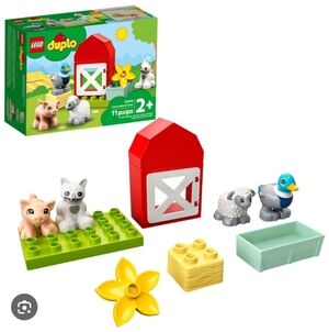 Colorful Farm Friends Building Block Set
